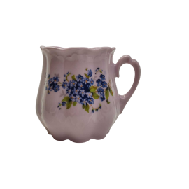 Pink Porcelain Floral Cup