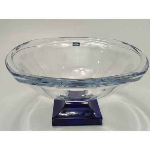 Clear Art Pedestal Bowl