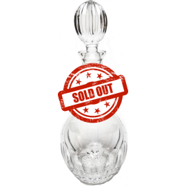Clear Faceted Decanter