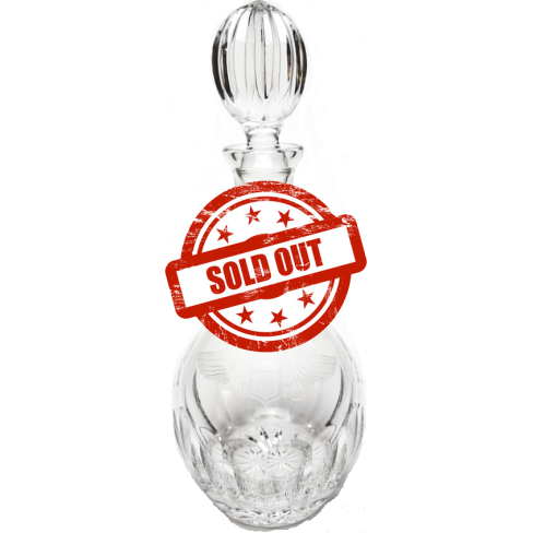 Clear Faceted Decanter