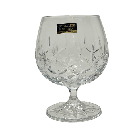 Cut Crystal Brandy Sniffer (Pair)