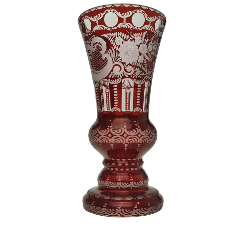 Egermann Red Vase