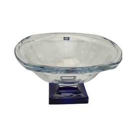 Clear Art Pedestal Bowl