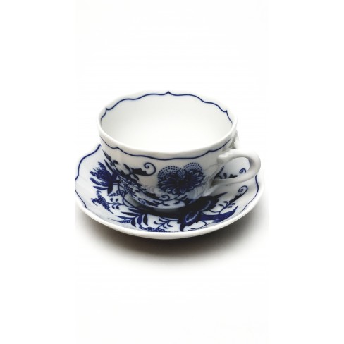 Blue Onion Tea Cup & Saucer