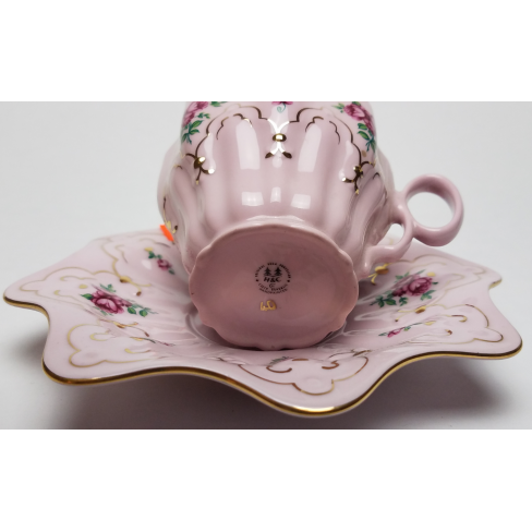 Pink Cup and Saucer