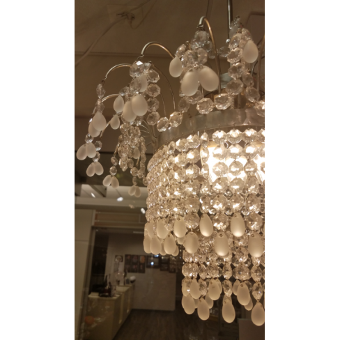 Crystal Chandelier White Grapes