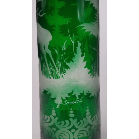 Green Forest Vase